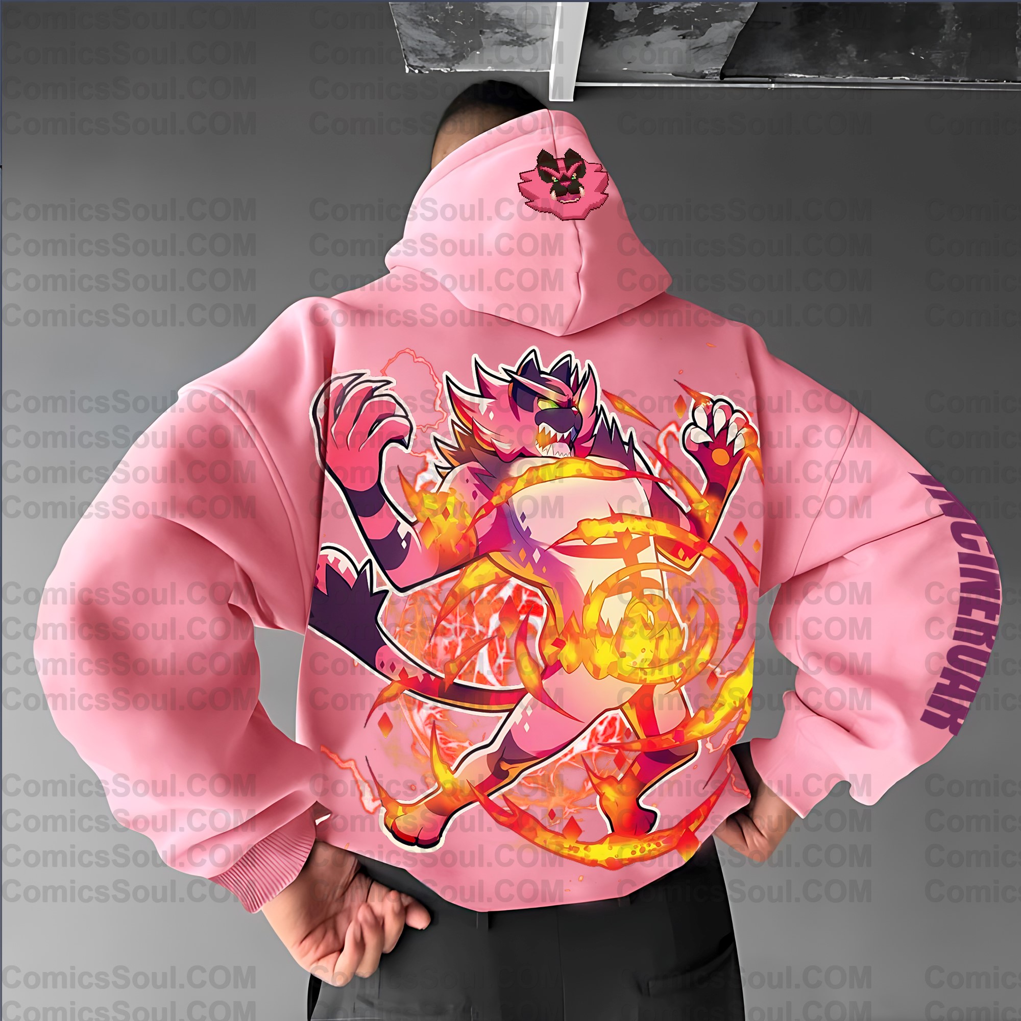 Unisex Anime Graphic Streetwear Vintage Hoodie