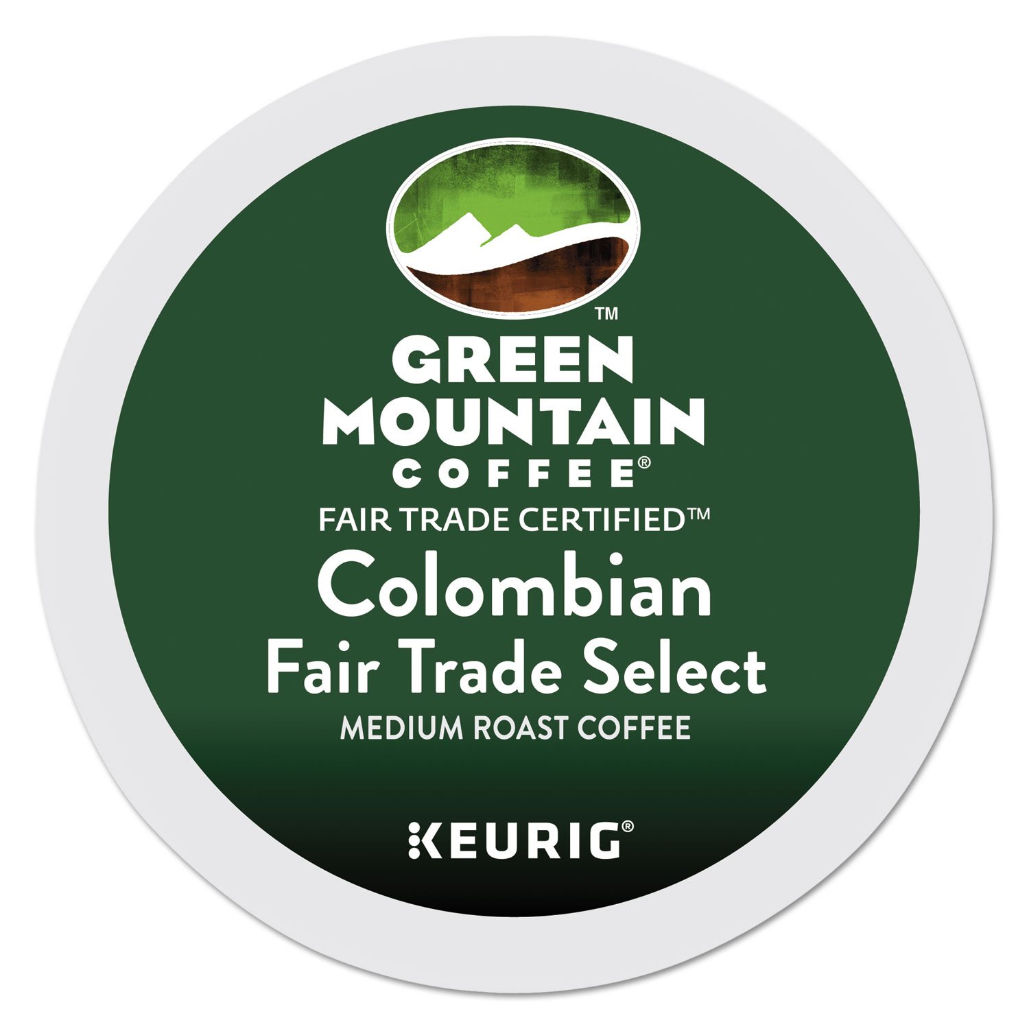 Green Mountain Coffee Roasters Colombia Select. Single-Serve Keurig K-Cup Pods. Medium Roast Coffee. 24 Count