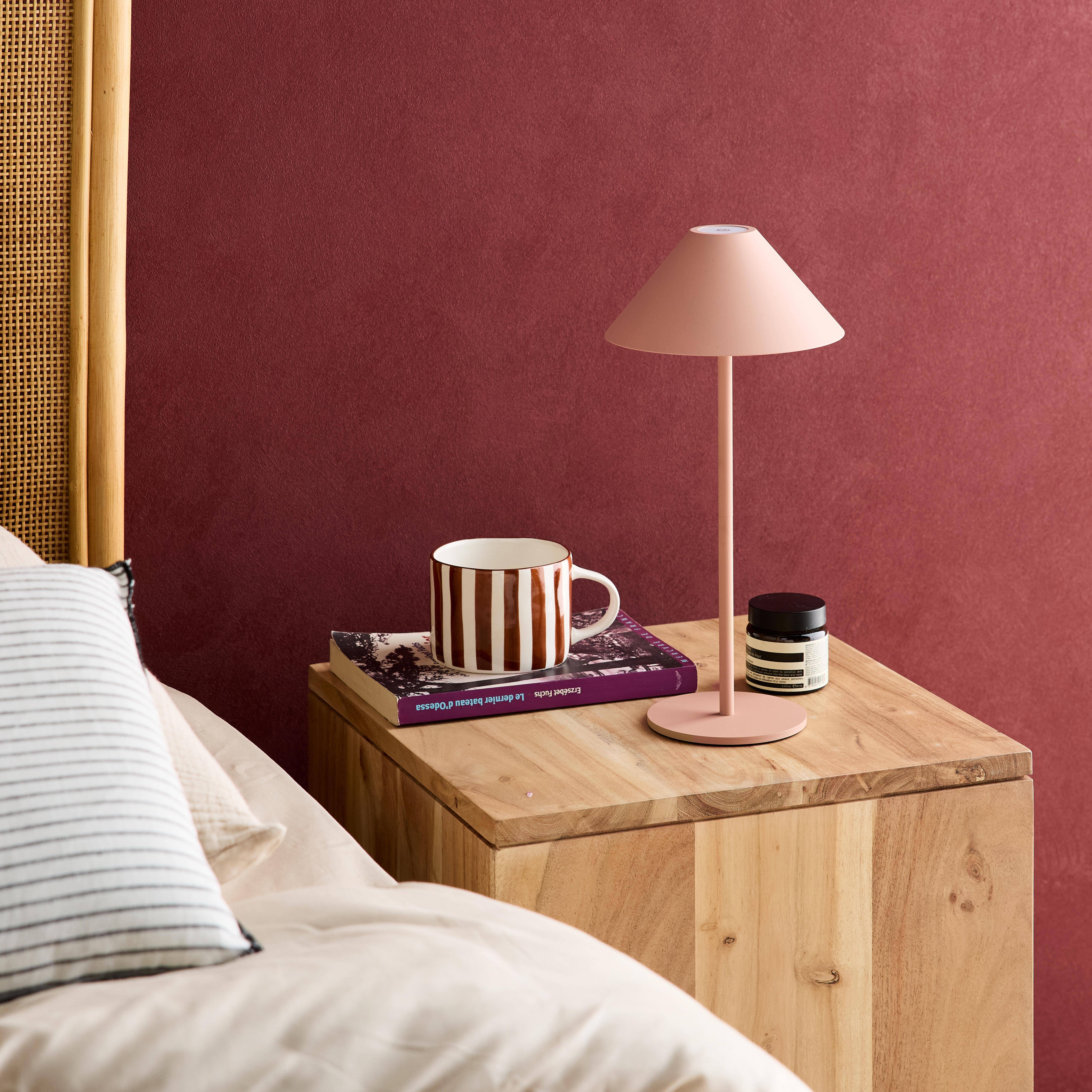 Adam - Lámpara de mesa interior/exterior LED inalámbrica, H32cm