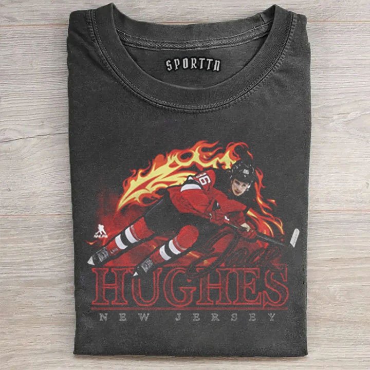 Jack Hughes Champion USA Tee