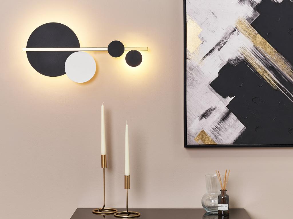 Lámpara de pared PARITA Metal Negro