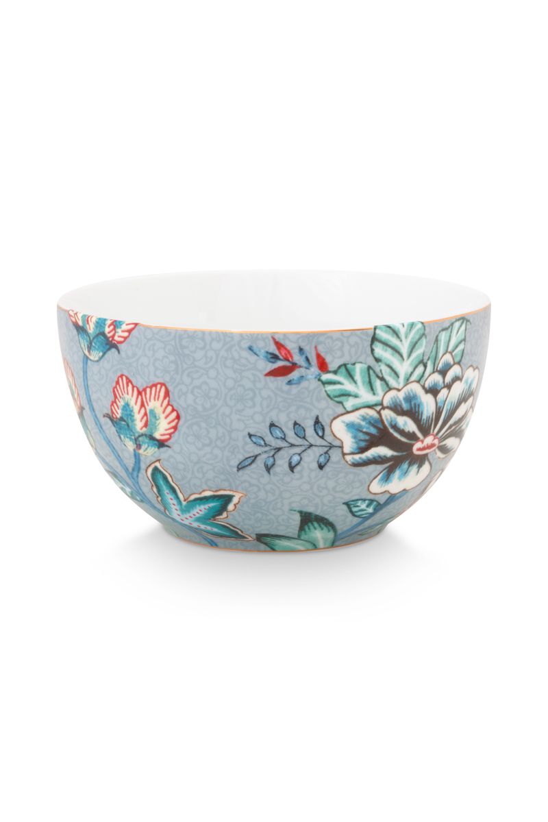 Bowl Flower Festival Light Blue 12cm