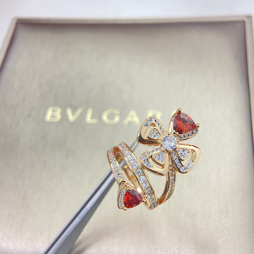Bvlgari Red Gem Fiorever Ring - Original Replica Club