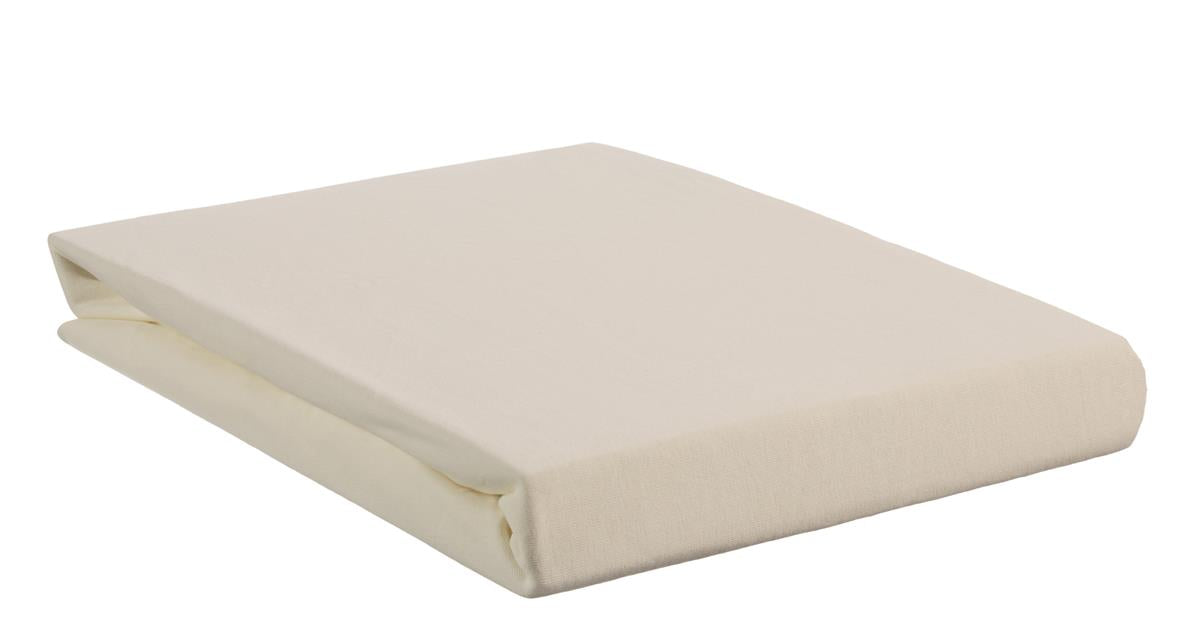 Beddinghouse Jersey Lycra - Hoeslaken - 120x200/220 - Gebroken wit