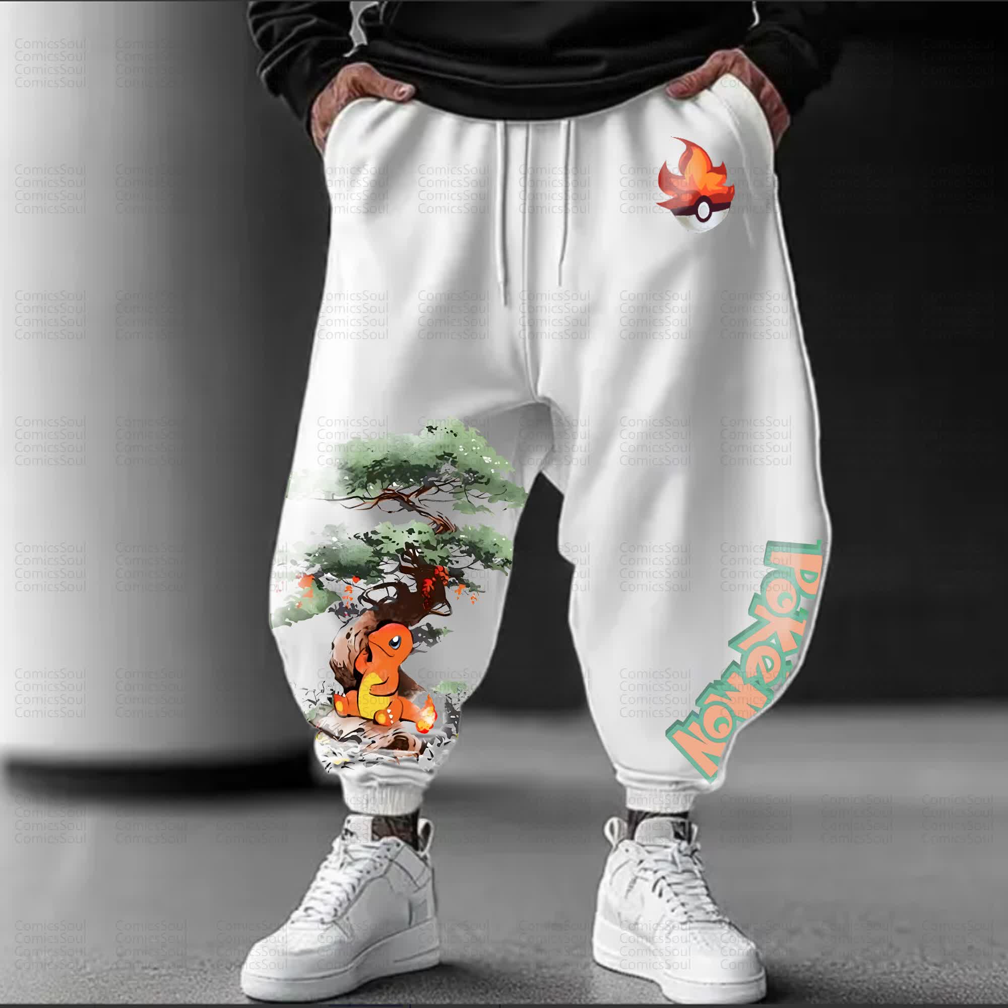 Unisex Anime Inspired Vintage Pants丨Comicssoul