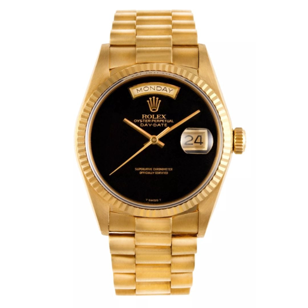 Super clone Replica Day Date – Gold/Black President