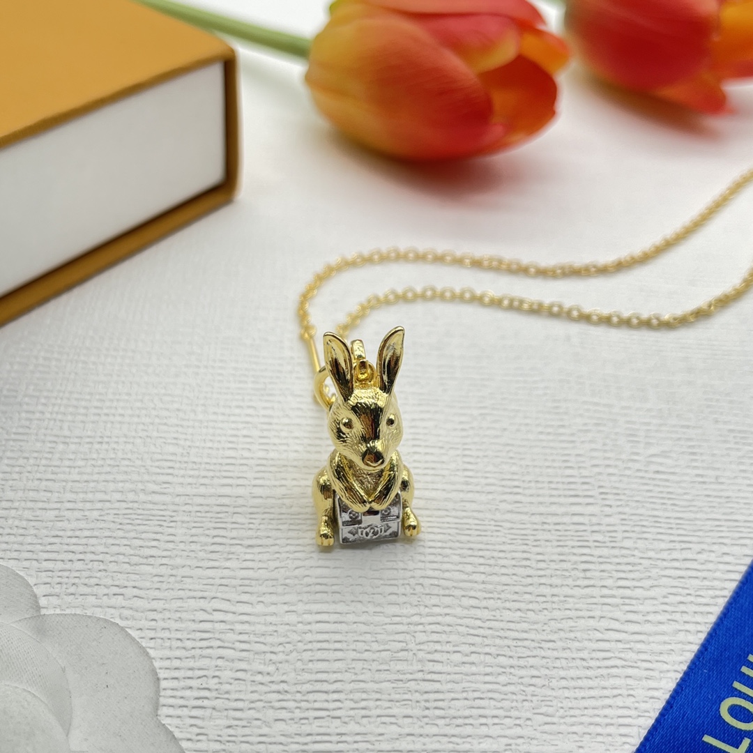 Louis Vuitton Rabbit Necklace - Original Replica Club