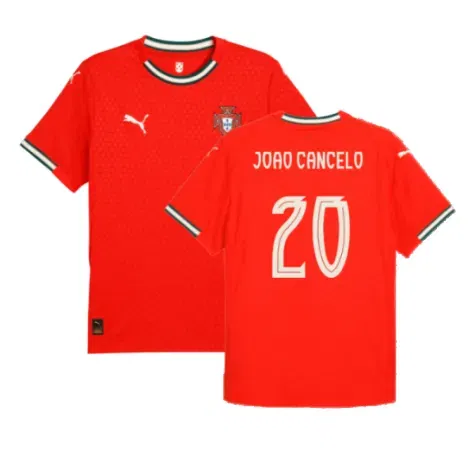 Kid's JOAO CANCELO Portugal 2025/26 Home Shirt