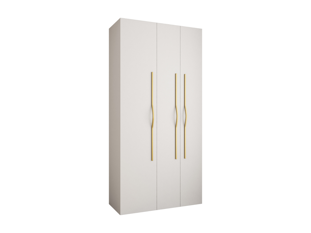 Armario 2 con puertas batientes 245 - 5/120/50 3 puertas blanco/Nestleano