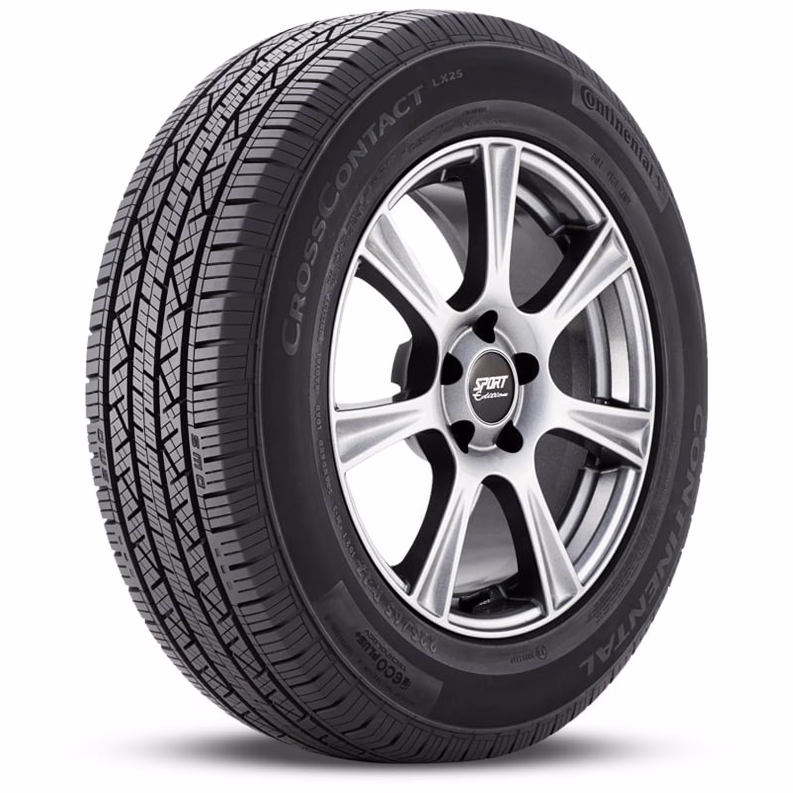 1 Continental Crosscontact LX25 225/55R18 98H All-Season 70K Mi Warranty 740AA 15571360000 / 225/55/18 / 2255518