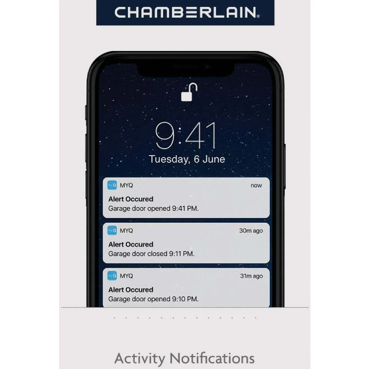Chamberlain 0.5 HP Chain Drive Smart Garage Door Opener With 7 ft Rail - C2212T - Image 17 Chamberlain 0.5 HP Chain Drive Smart Garage Door Opener With 7 ft Rail - C2212T - Image 17