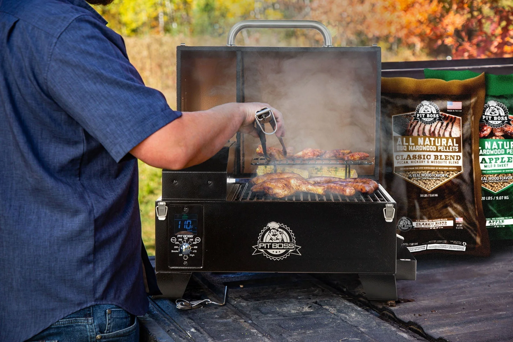 Pitboss Pit Boss Table Top Pellet Grill - Copper