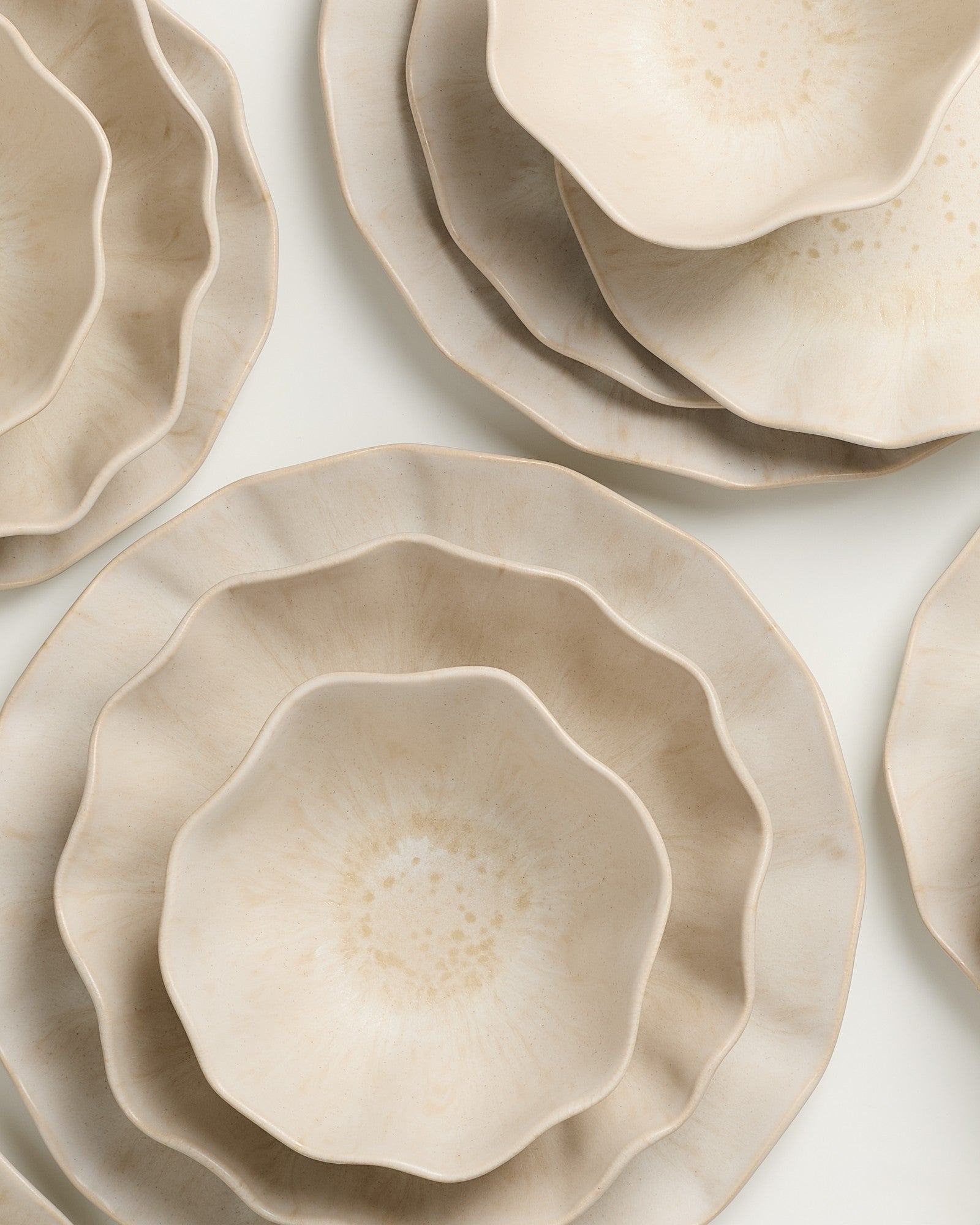 Sintra Geschirr-Set shell sand 16-teilig