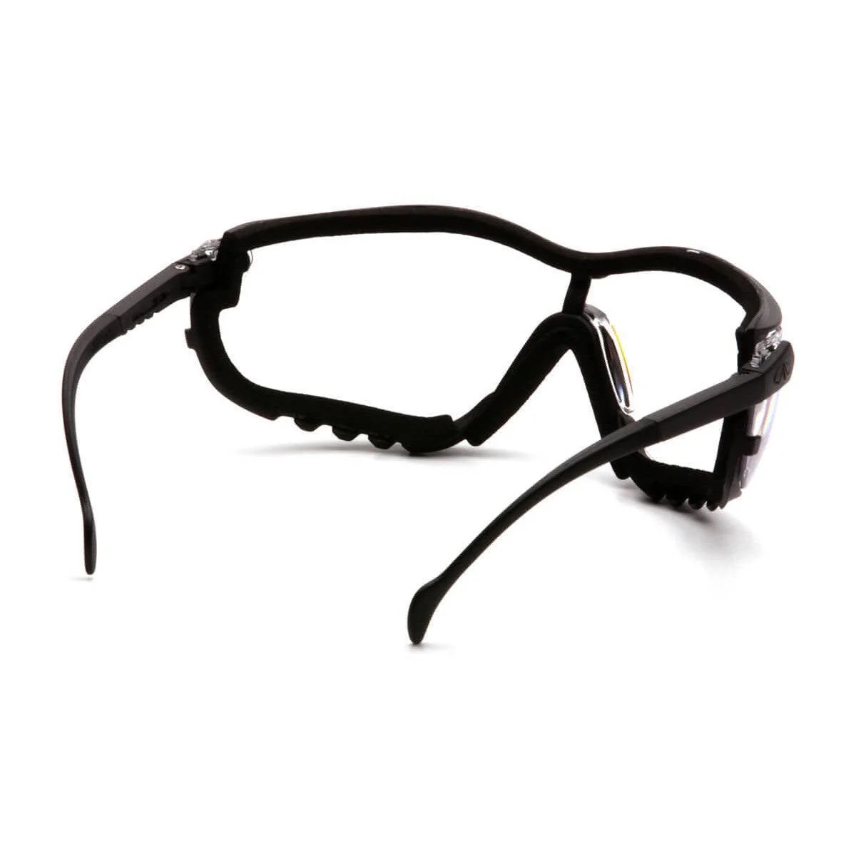 Pyramex V2G Safety Glasses/Goggles Black Frame Clear H2MAX Anti-Fog Lens - KTF Painting Interior Exterior