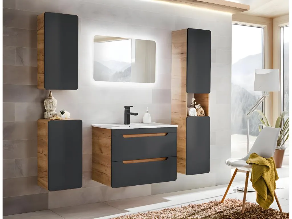 Armario Alto Lluesmamuebles HC35 2D 35x32x170 Verdeoscuro