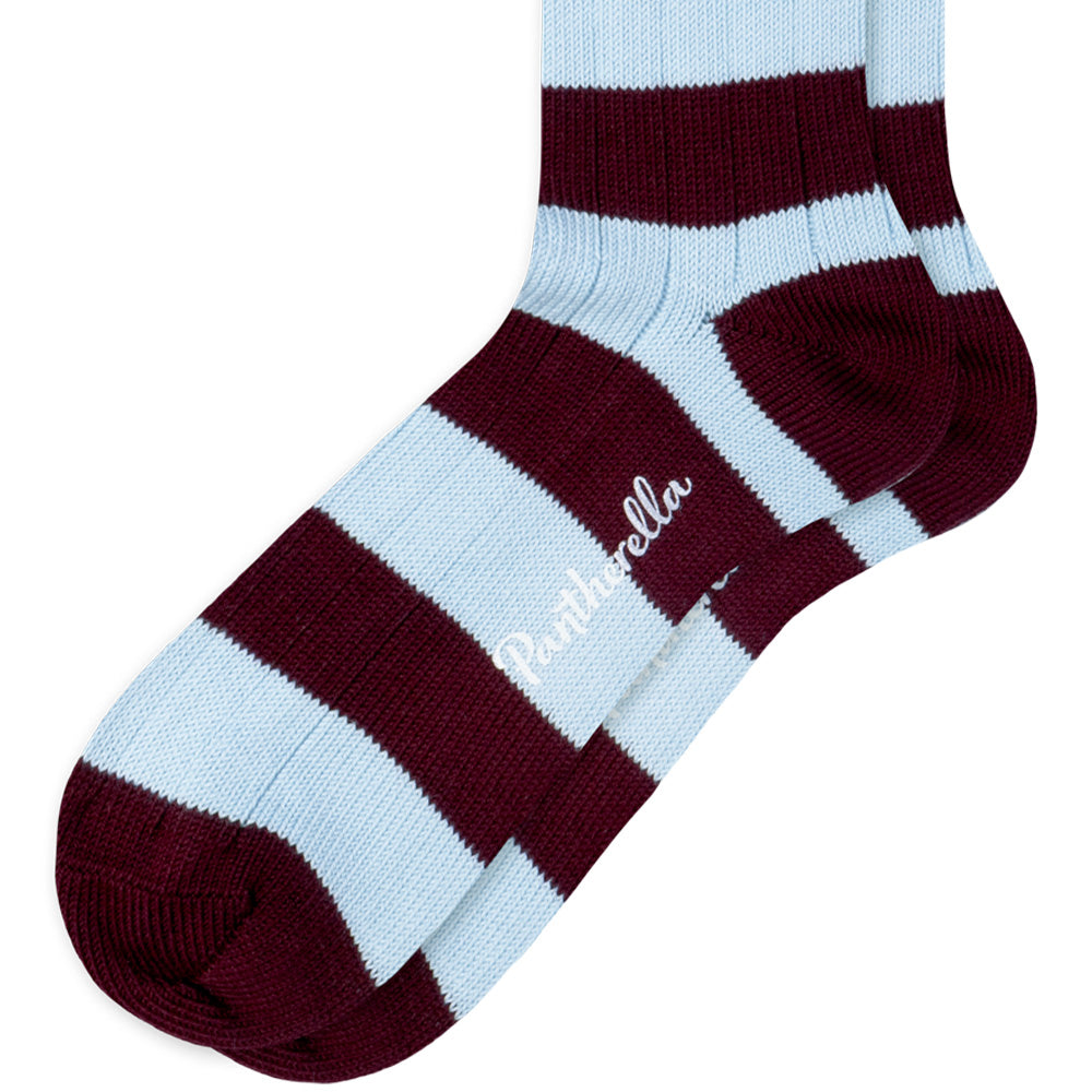 Pantherella - Chaussettes Selsey - Sky et Bordeaux
