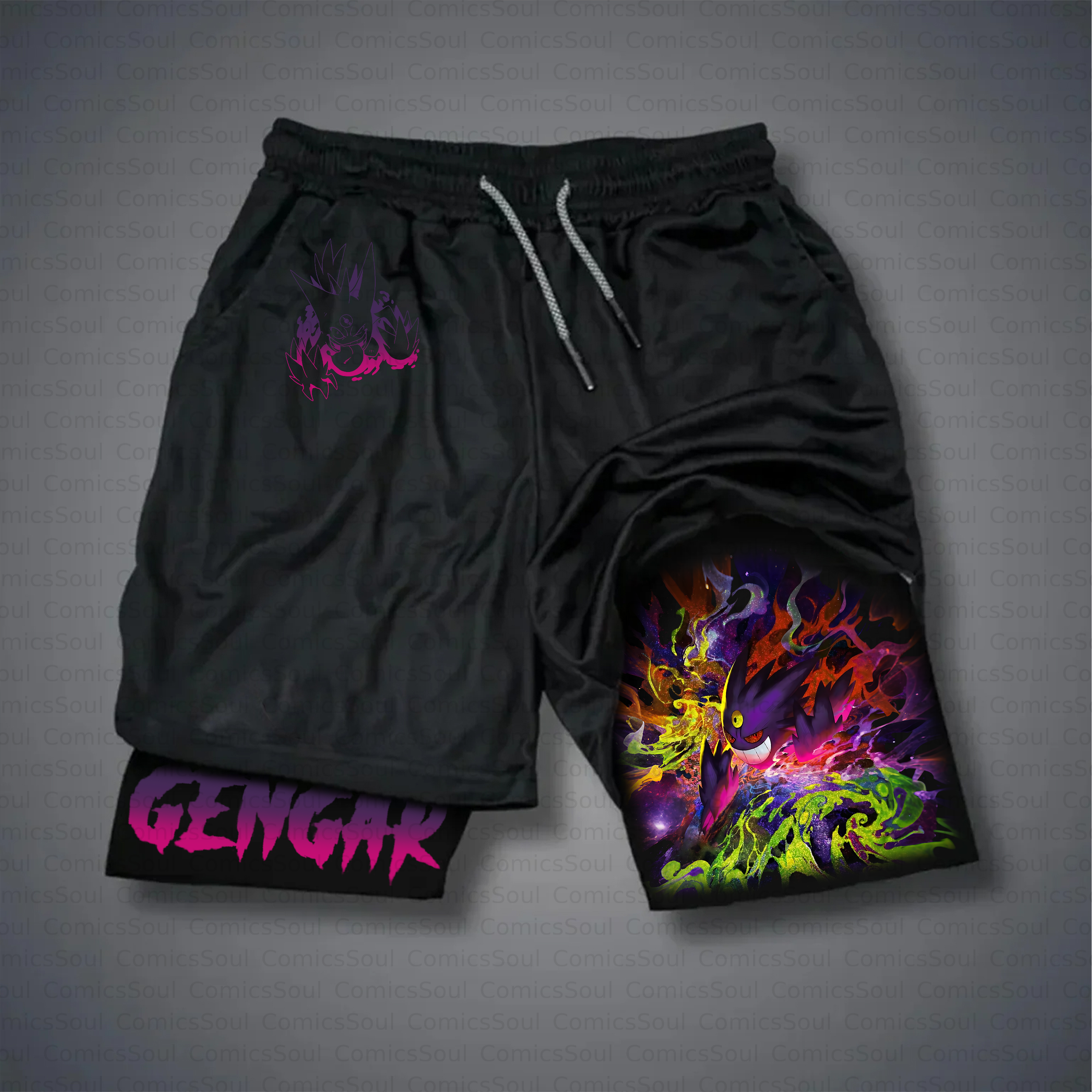 Unisex Casual Anime Style Shorts