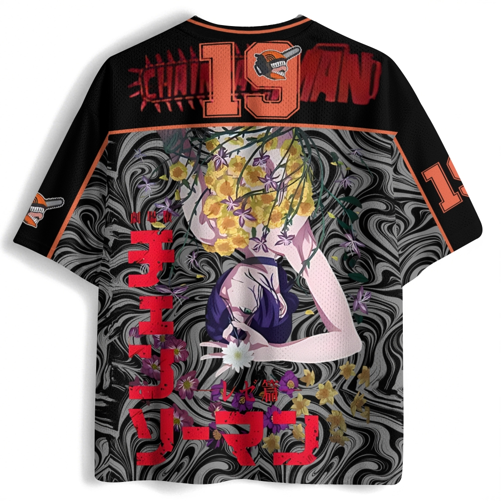 Chainsaw Man Anime Football Jersey