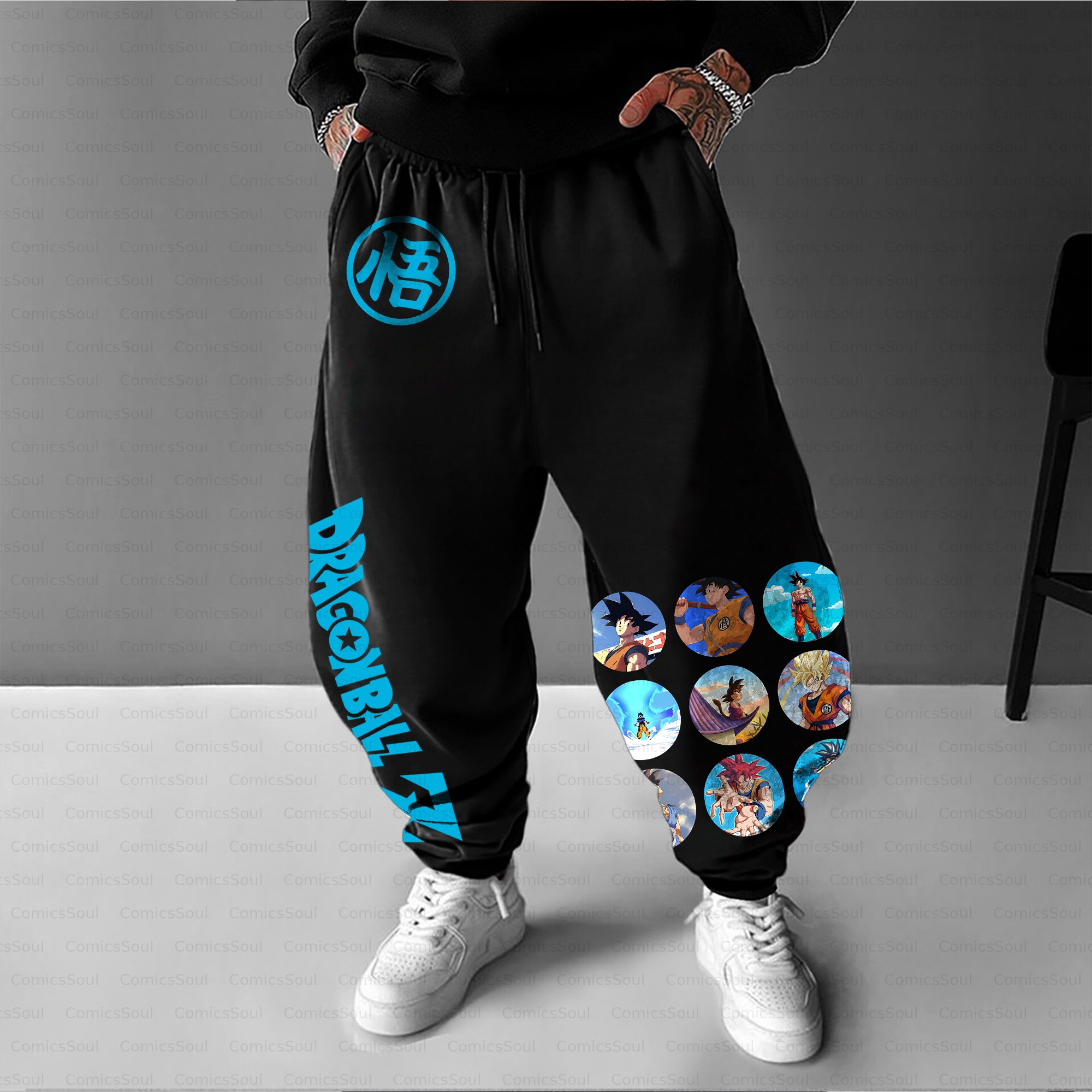Unisex Casual Anime Streetwear Pant