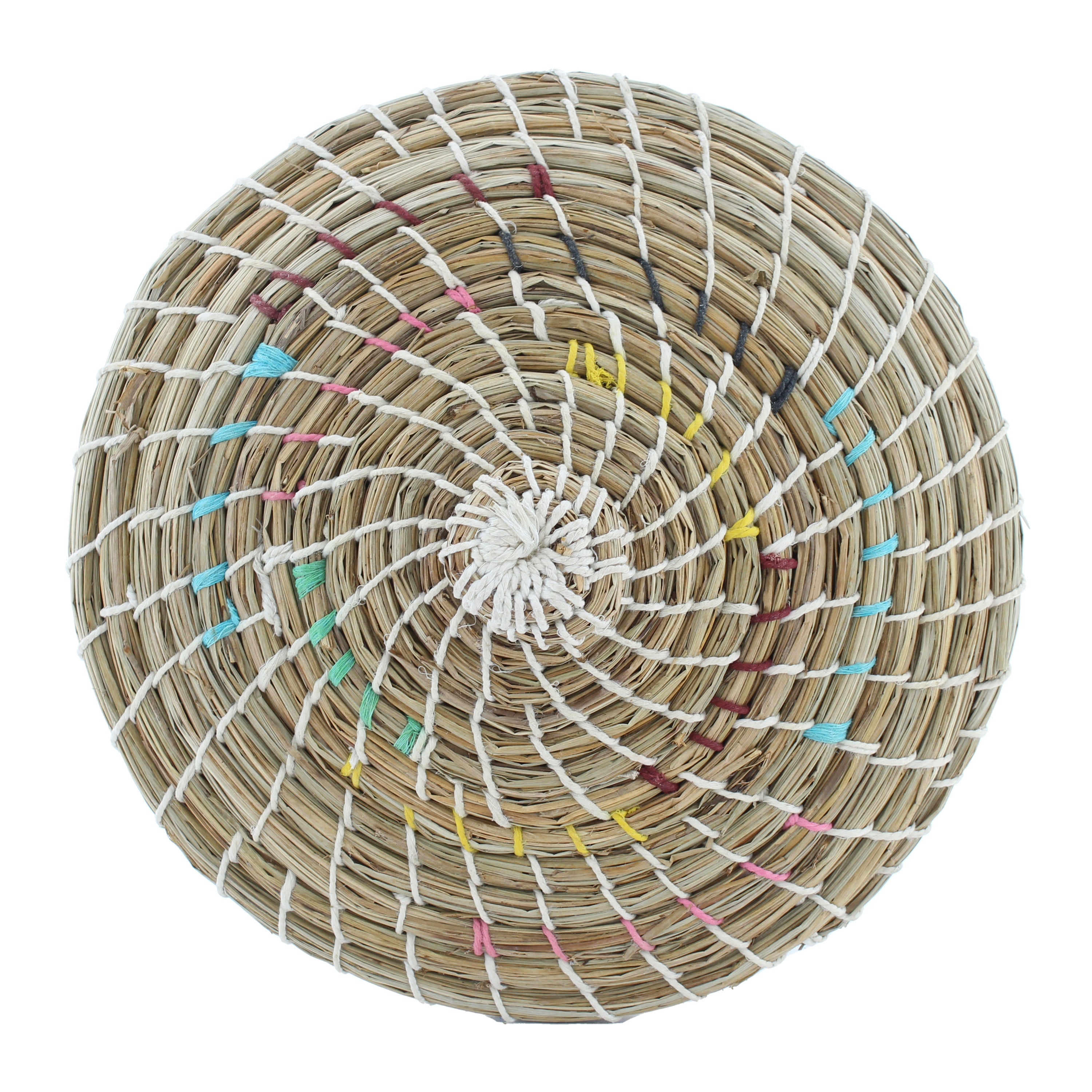 Van der Leeden Mendong Opbergmand met Deksel - H 45 x Ø 35 cm