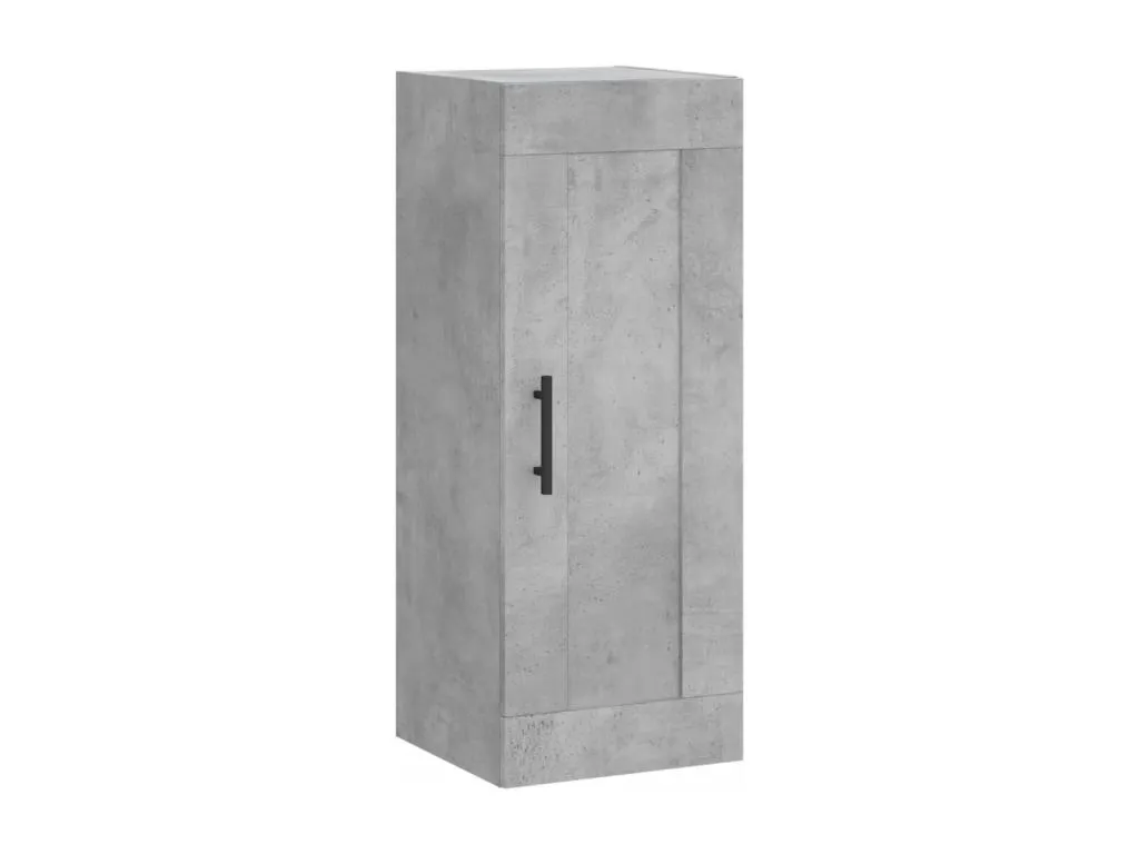 Armario de pared Prietocasa ingeniería gris hormigón 34.5x34x90 cm