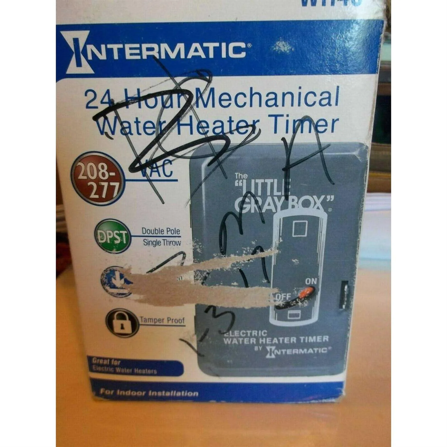 Intermatic Electric Water Heater Timer, 208-250 VAC - WH40 - Image 2 Intermatic Electric Water Heater Timer, 208-250 VAC - WH40 - Image 2