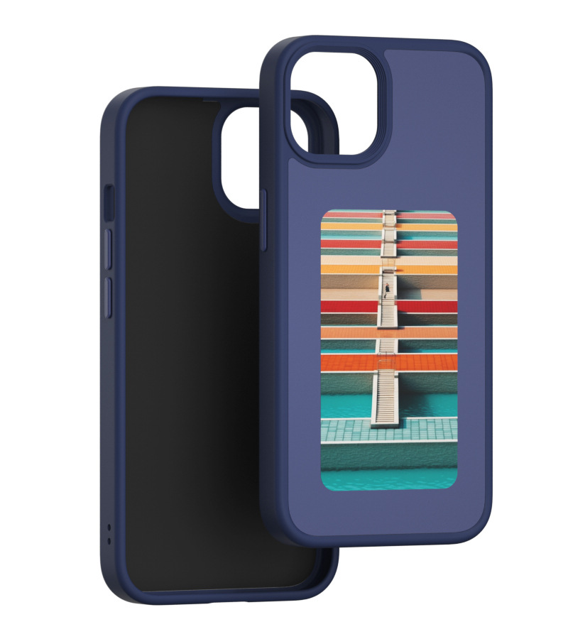 2024 New Four-color DIY Ink Screen Phone Case for iPhone