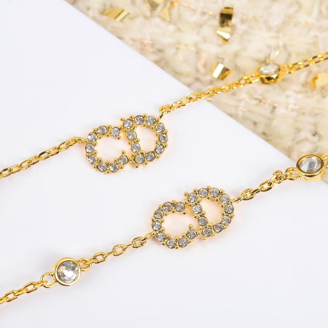 Dior CD Diamond Bracelet - Original Replica Club
