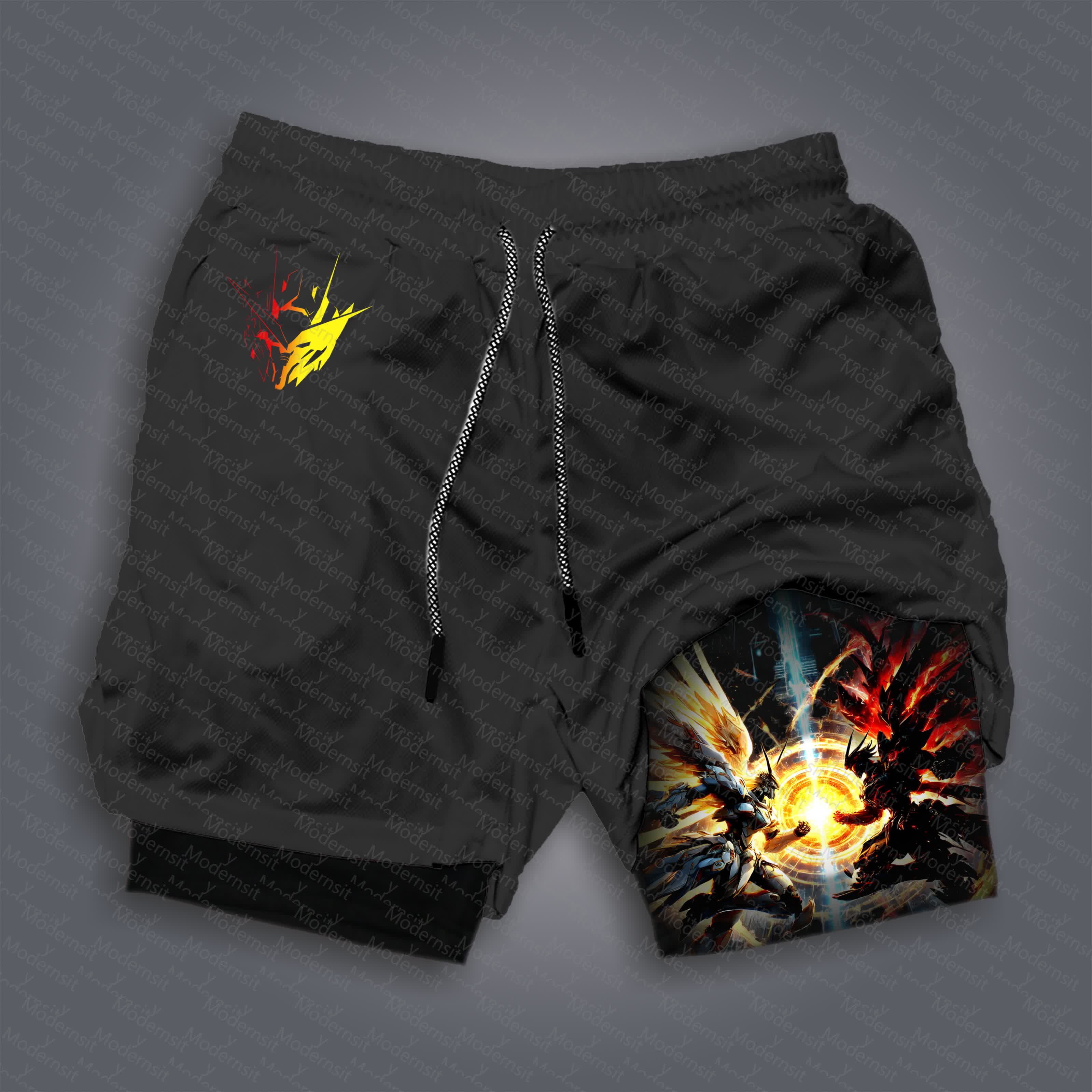 Unisex  “Comicssoul” Casual Anime Streetwear Shorts