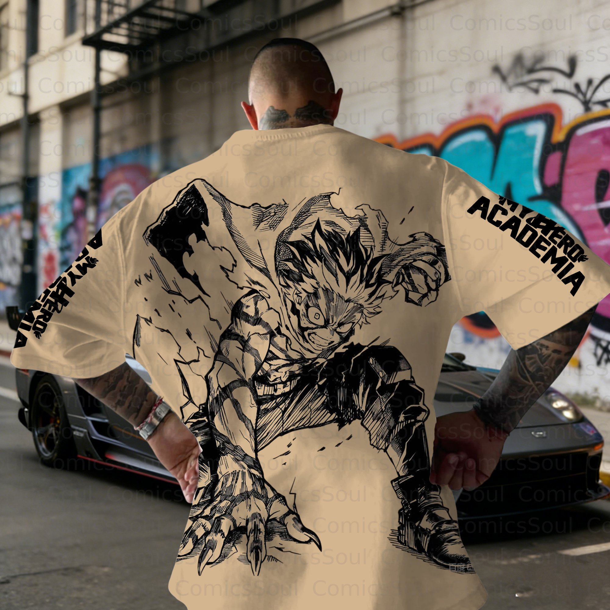 Unisex Anime Inspired Vintage T-Shirt