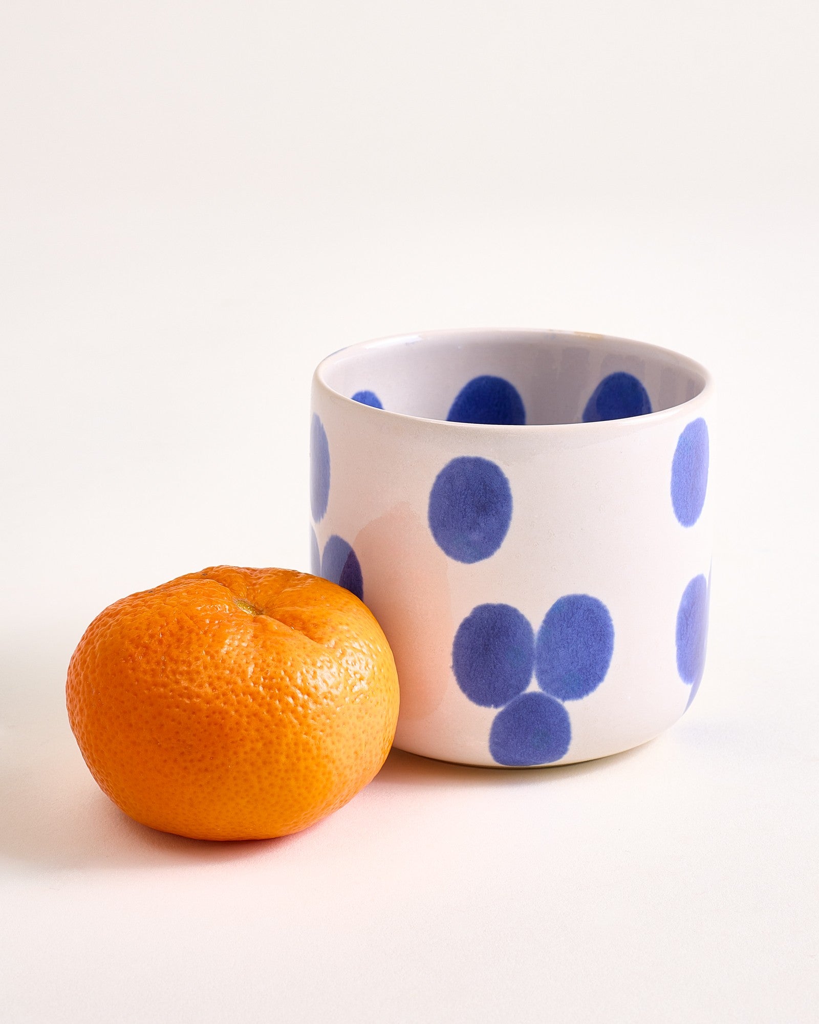 Nódoa Becher groß gepunktet blau