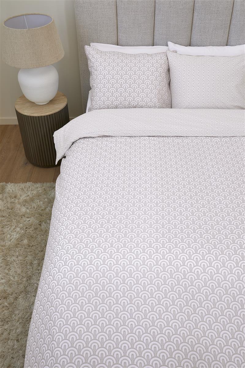 Riviera Maison Arched dekbedovertrek - 260x200 220 - Zacht Roze