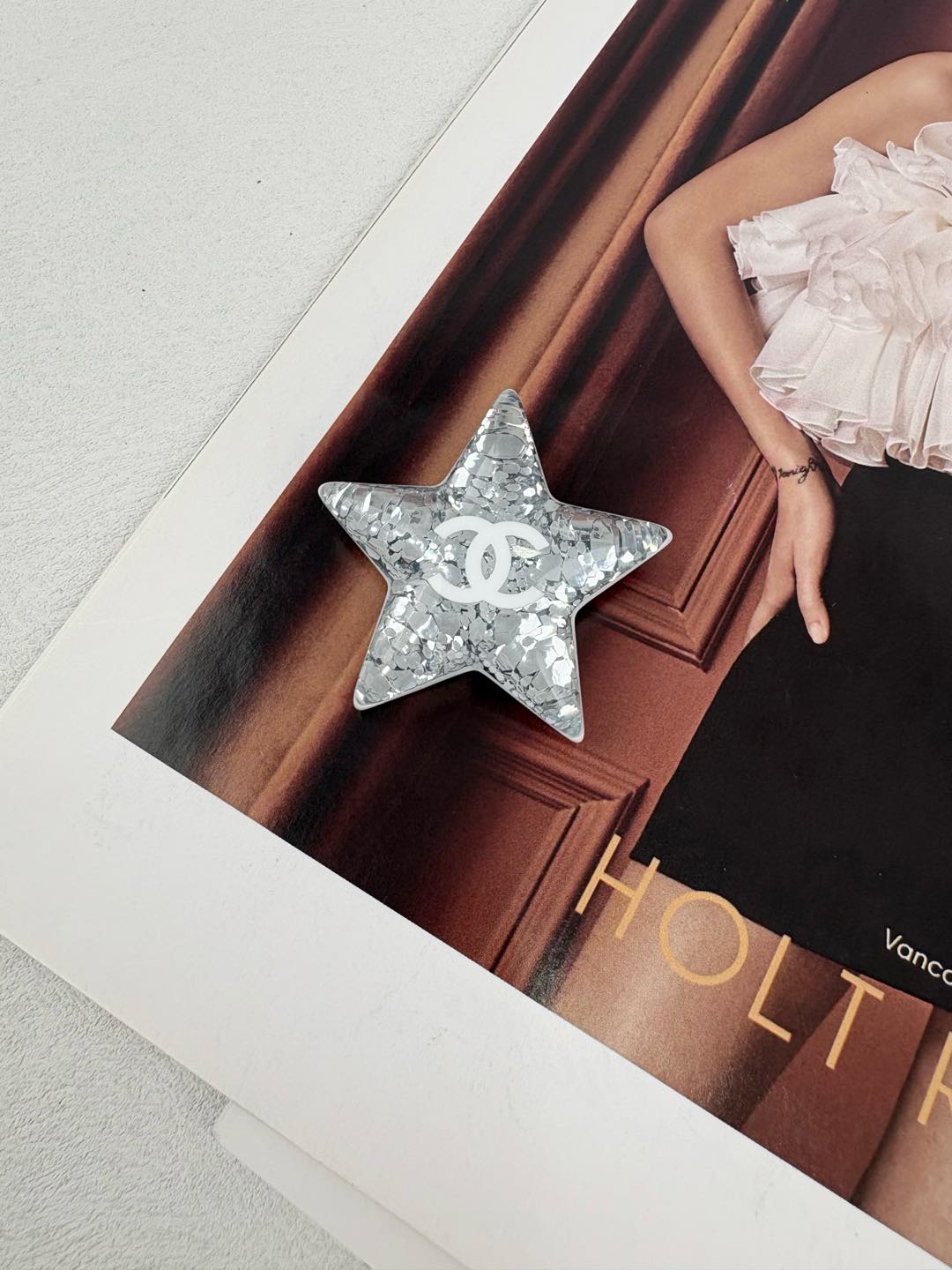 Chanel Silver Star Brooch - Original Replica Club