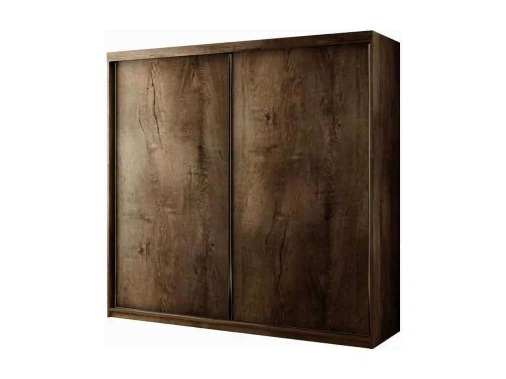 Armario Mobtrendy 108 Fresno oscuro 200x200x62cm Puertas de armario - Correderas 34978jjrq
