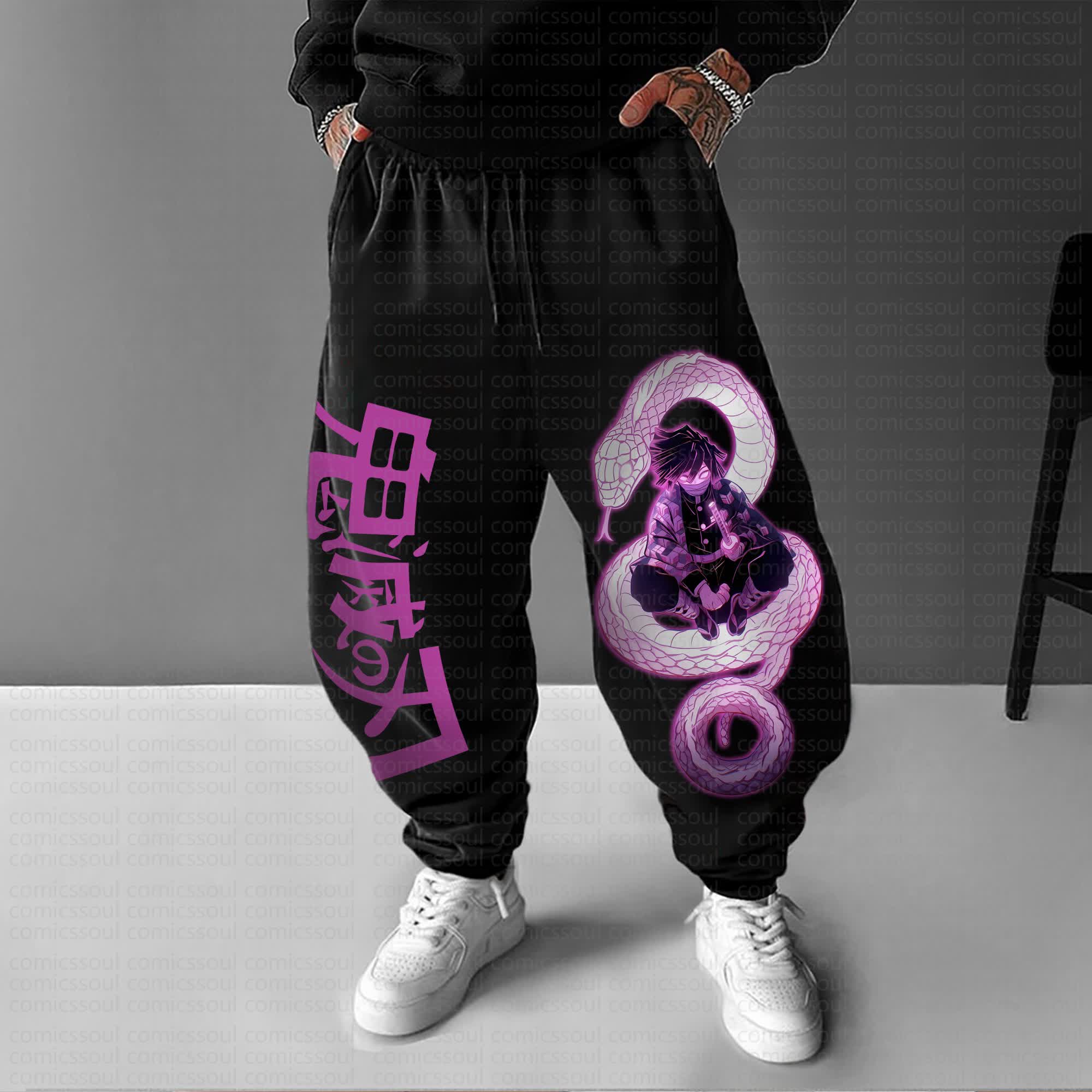 Unisex Anime Inspired Vintage Pants丨Comicssoul