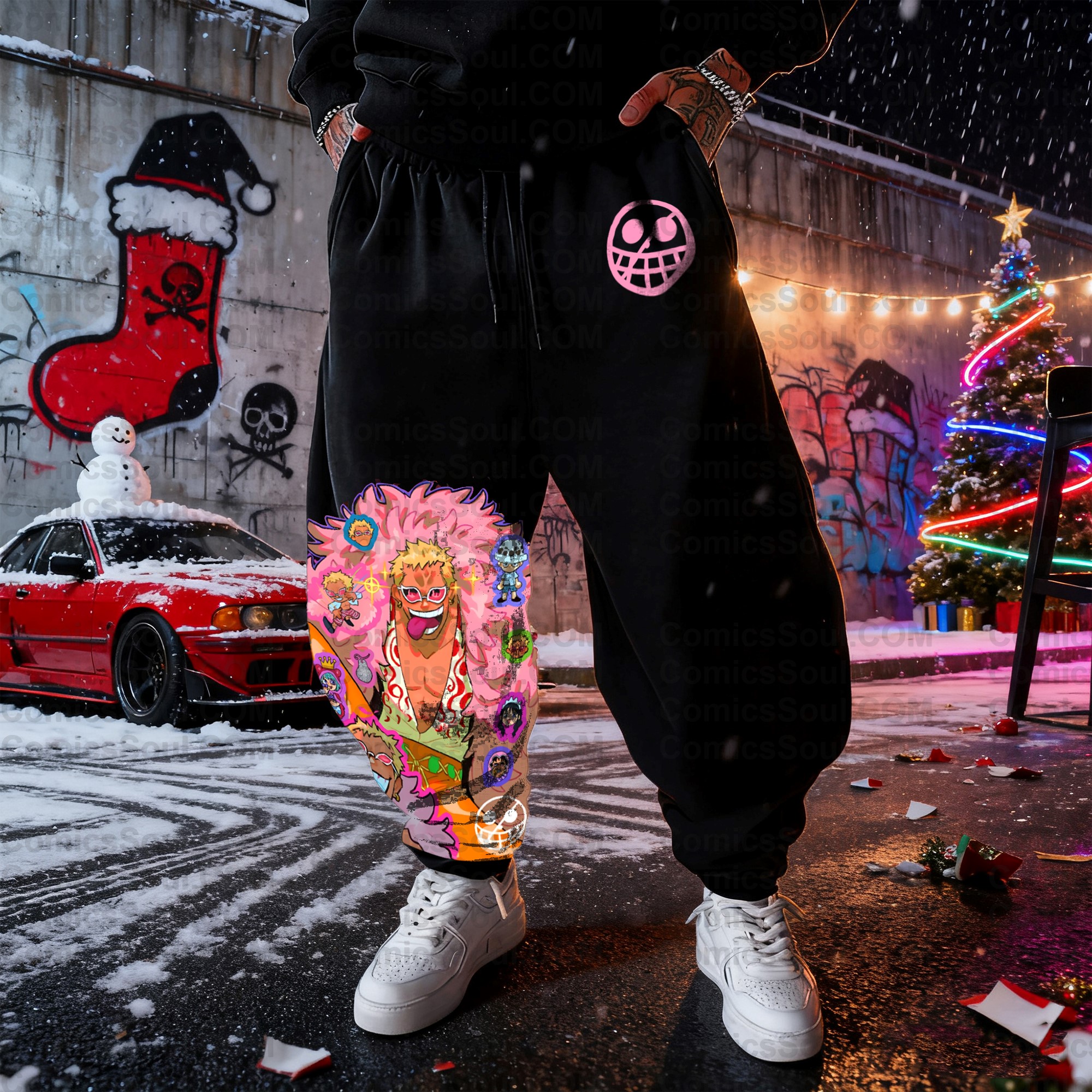 top sellerUnisex Casual Anime Streetwear Pants