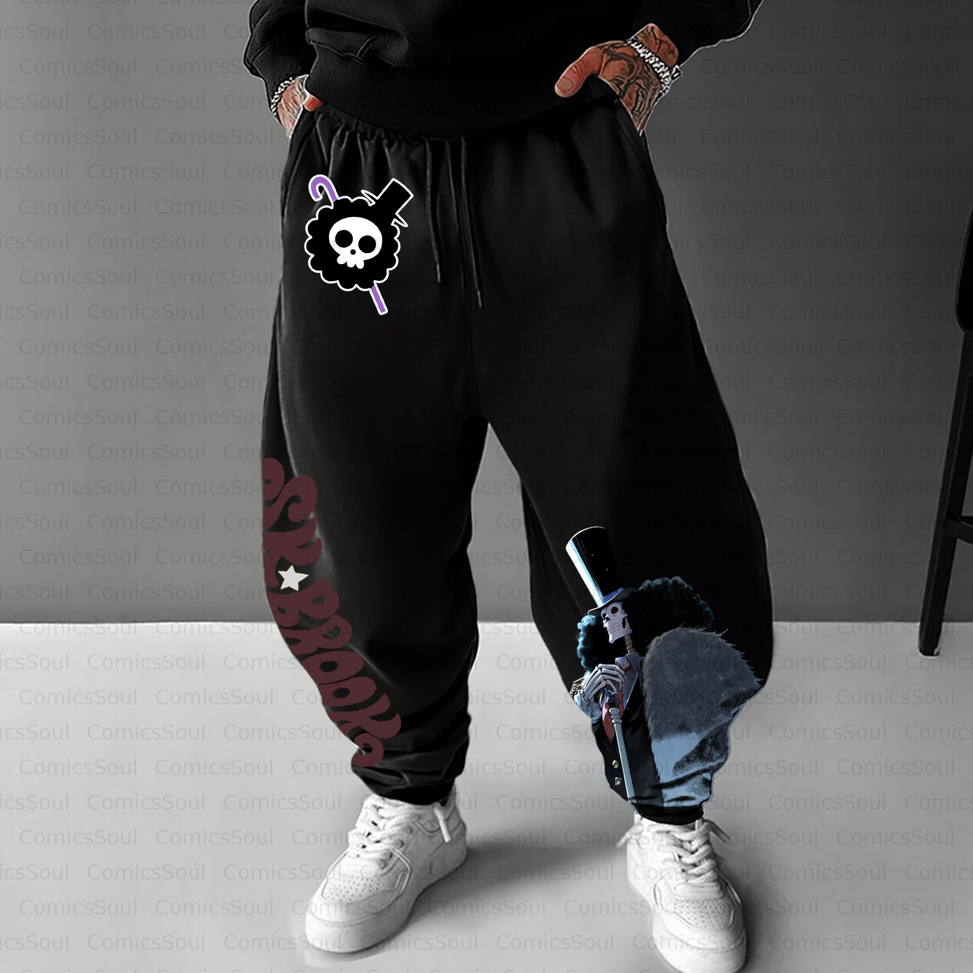 Unisex Casual Anime Streetwear Pant