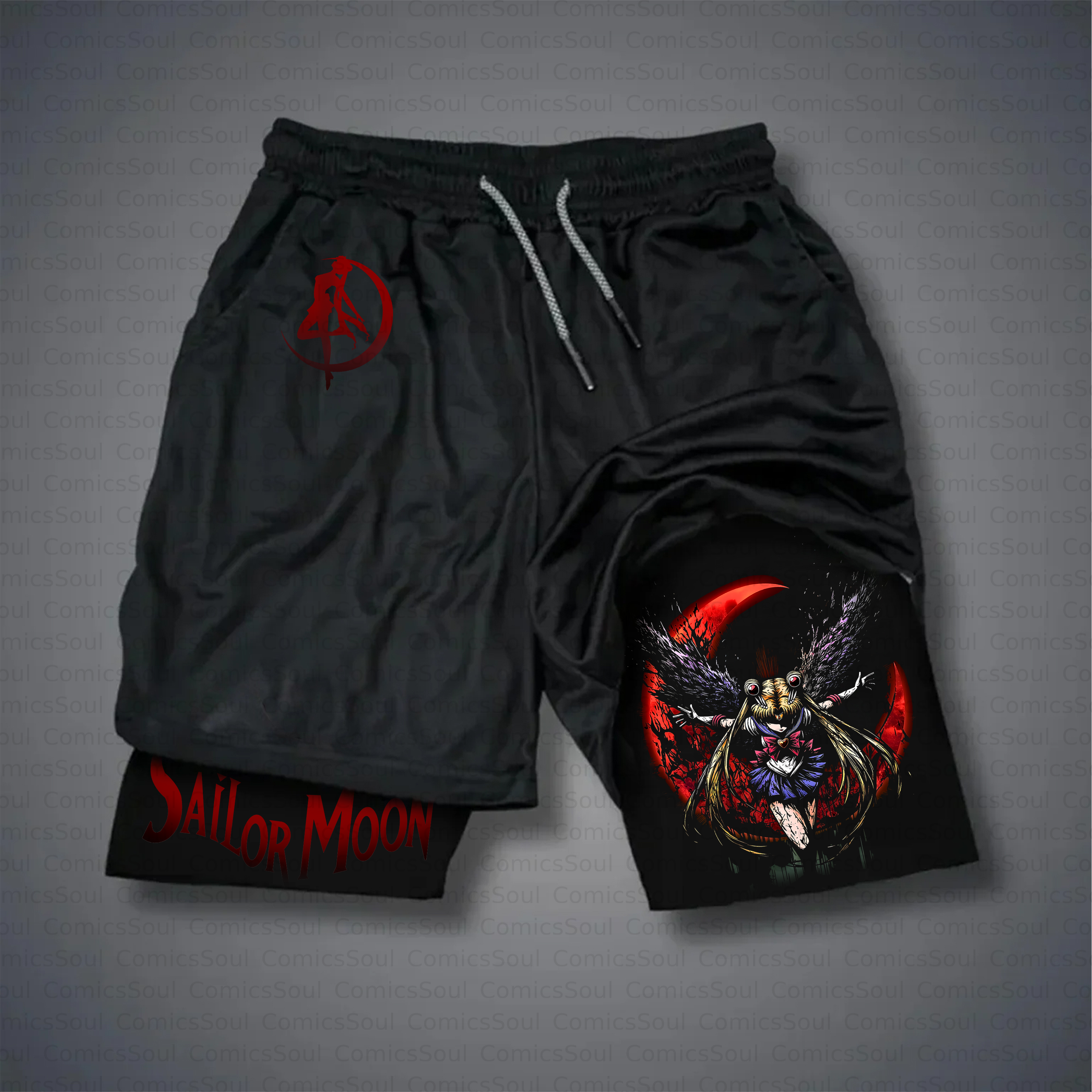 Unisex Casual Anime Style Shorts