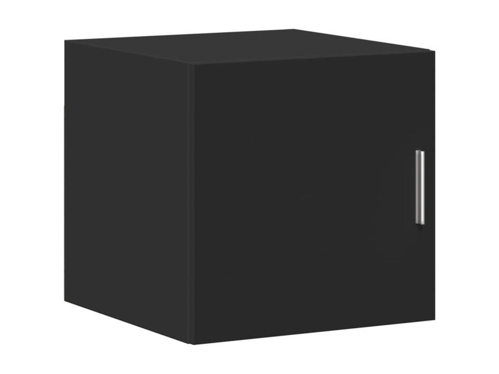 Armario de pared madera de ingeniería negro 40x42 - 5x40 cm