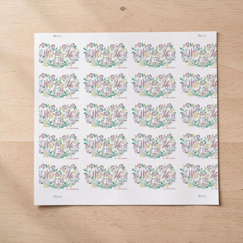 2015 Yes. I Do Two-Ounce First Class -Forever Postage Stamps(100 Pcs 5 Sheets)