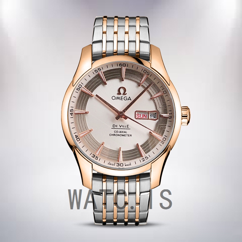 Omega De Ville 41mm DevilleWSB-005 Men White Dial Rose Gold-tone