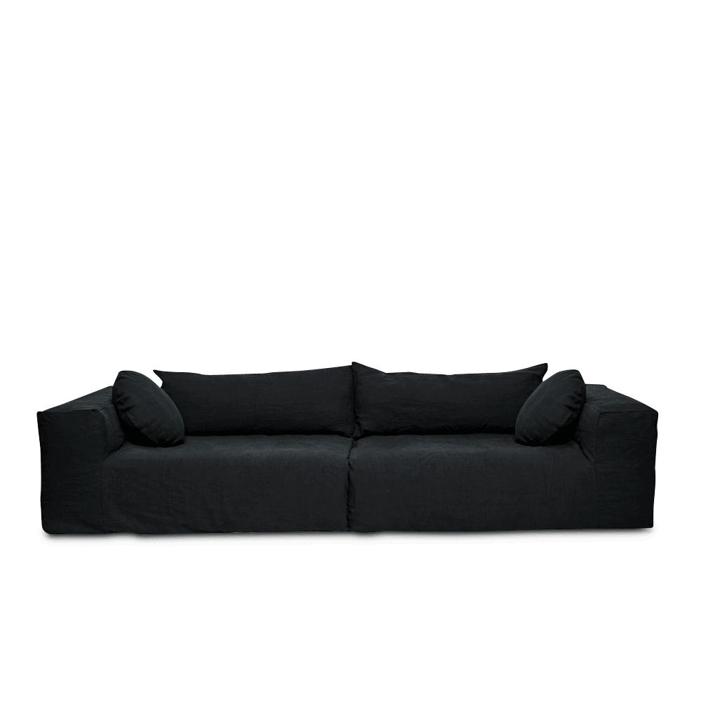 Canapé Slow Family 4 places - Lin Nuit - Bed&Philosophy