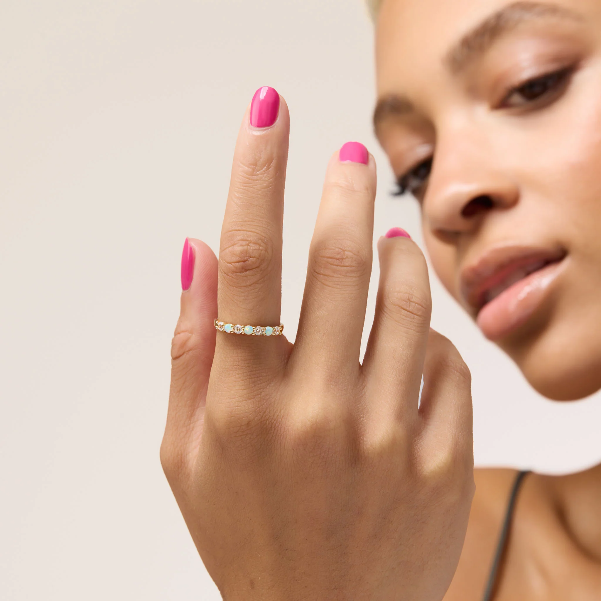 Lineup Opal Stacking Ring