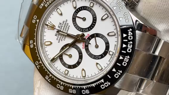 Superclone Rolex Daytona 40mm White Dial 116500LN
