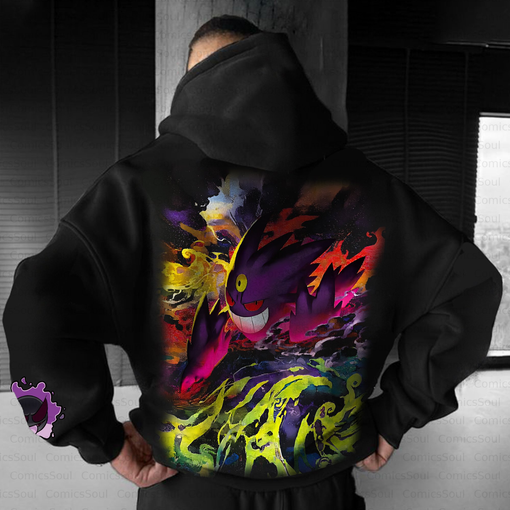 Unisex Anime Inspired Vintage Plush Hoodie