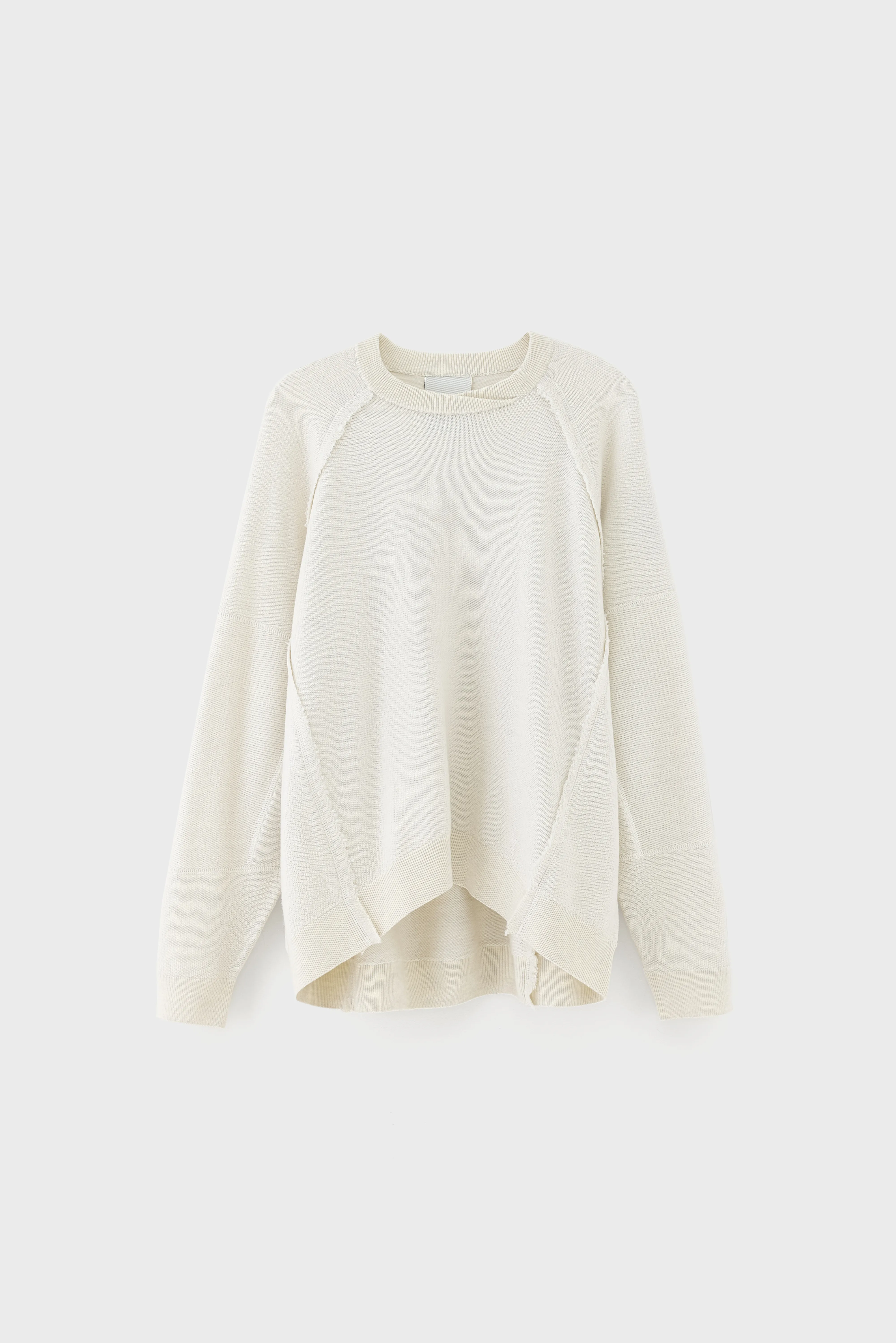 Bellerose Deno crewneck sweater (261 / W / OYSTER)
