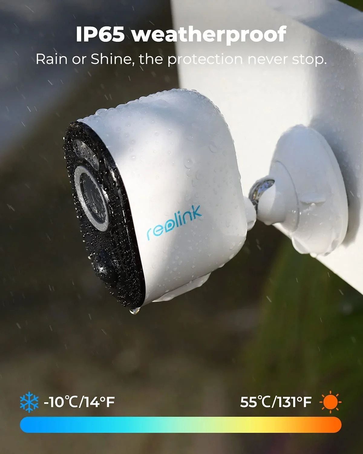 Reolink 4MP Solar/Battery Powered Outdoor Security 2.4/5GHz WiFi Camera, Smart Person/Vehicle Detection, Spotlight Activated by Motion, Support Google Assistant, Argus 3 Pro camera