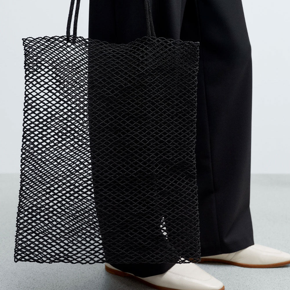 Cordera - Sac Cabas Perles - Noir