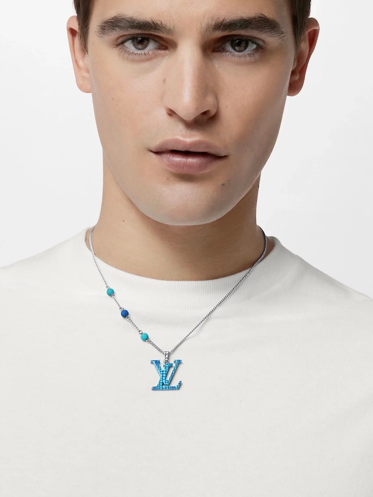 Louis Vuitton Pumpkin LV Monogram Pendant Necklace - Original Replica Club