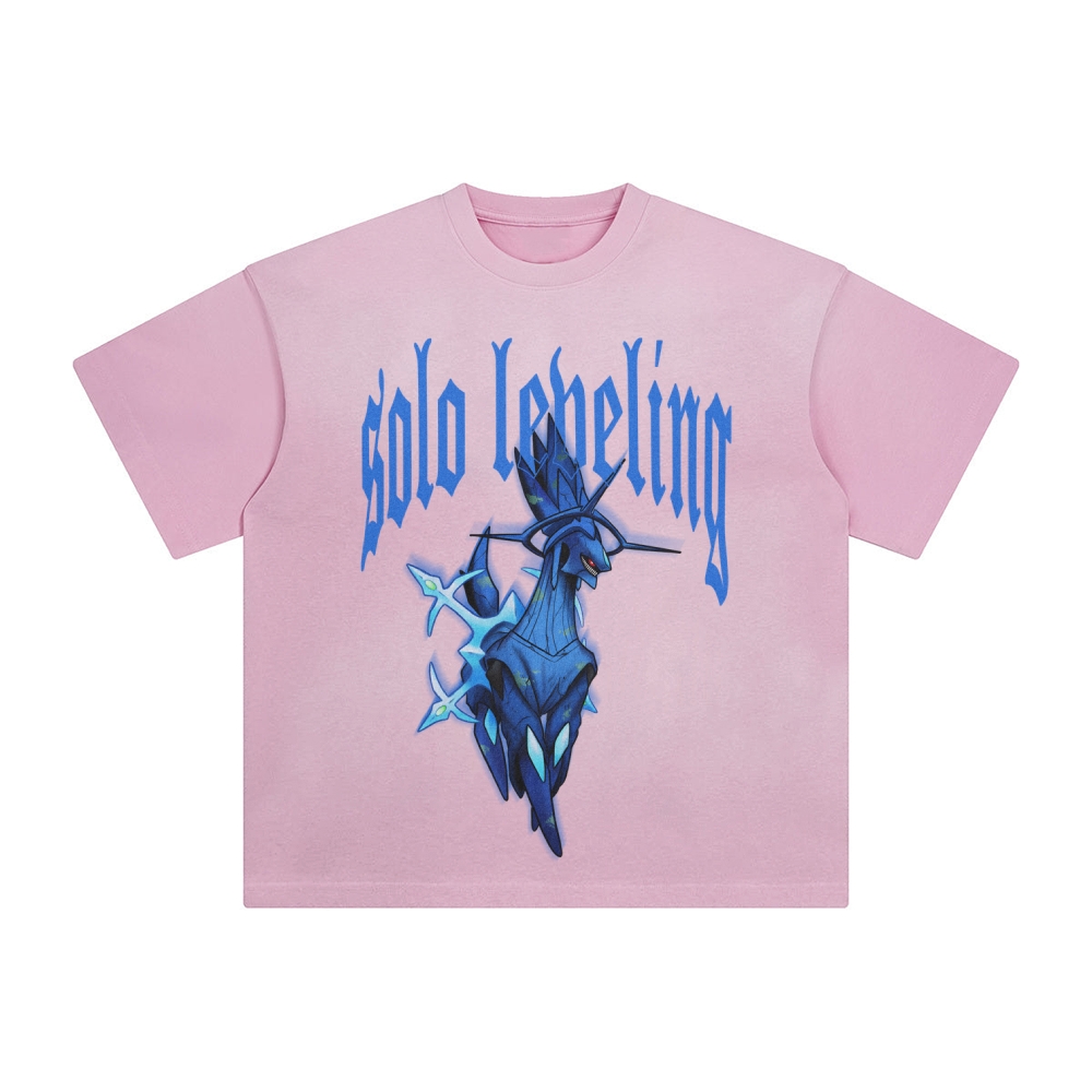Unisex Anime Inspired Washed  Vintage T-Shirt